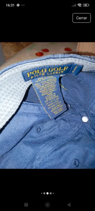 Gorra Polo Ralph Lauren azul