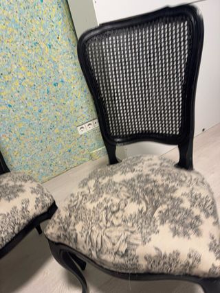 4 Sillas Isabelinas Francés para restaurar