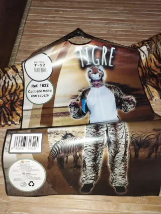 Disfraz Tigre Talla Única