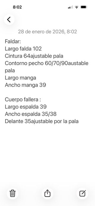 Traje Fallera Niña Siglo XVIII