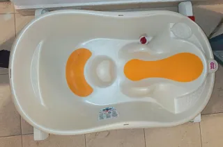 Bañera bebé con adaptadores