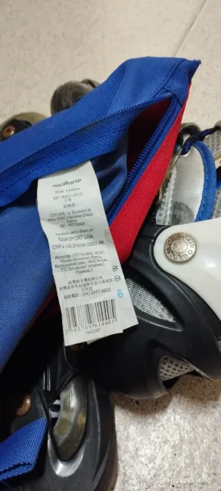 Patines en línea Oxelo blanco y azul