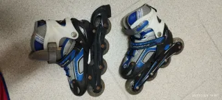 Patines en línea Oxelo blanco y azul