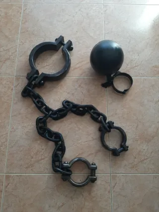 Cadenas y bola prisión disfraz