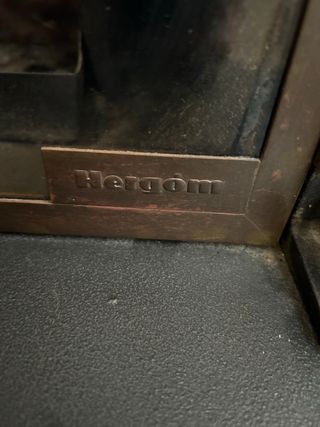 Chimenea de leña de la casa Hergom