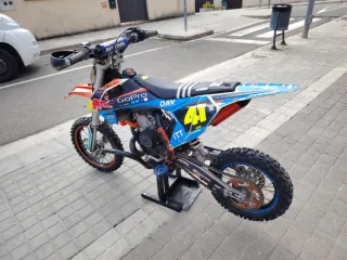 KTM 65cc con 4 juegos de ruedas