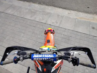 KTM 65cc con 4 juegos de ruedas