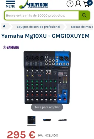 Yamaha Mg10XU Mesa de Mezclas