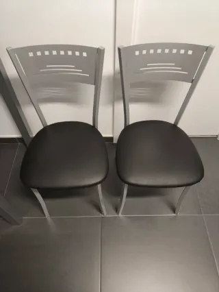 Mesa de cocina extensible cristal