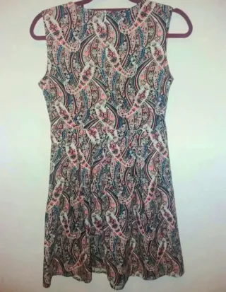 Vestido estampado paisley
