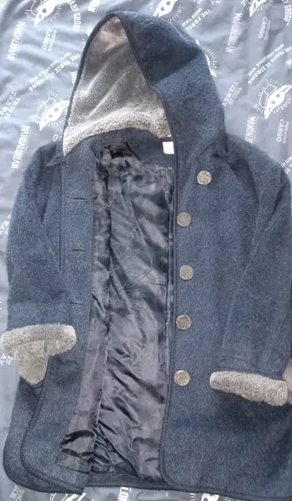 Abrigo Chaquetón Austriaco Azul/Gris