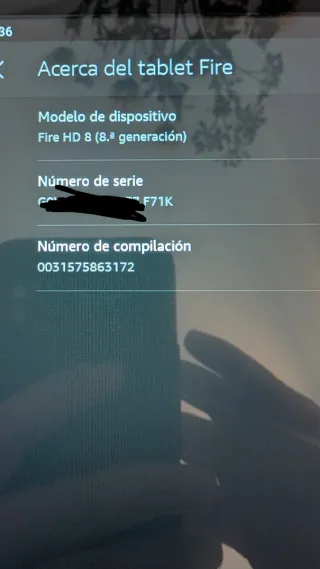 Tablet Amazon Fire HD 8 Negra