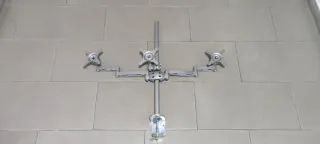 Soporte 3 monitores articulado