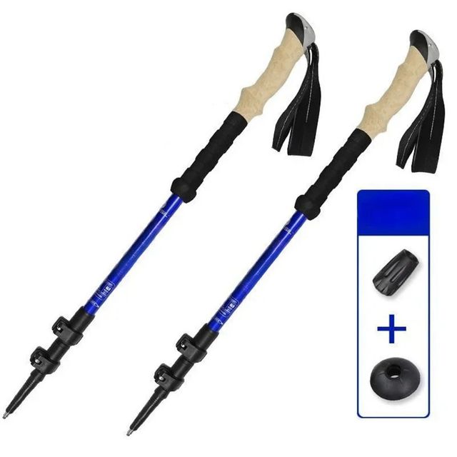 Bastones Trekking Telescópicos 62–135 cm