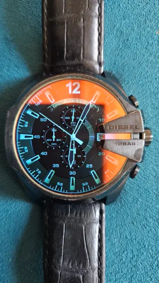 Reloj Diesel Mega Chief DZ4323 negro/espectro