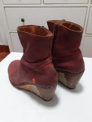 Botines Art Burdeos Talla 37