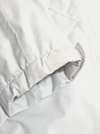 Chaqueta parka blanca