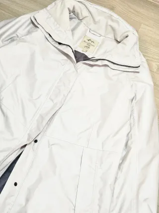 Chaqueta parka blanca