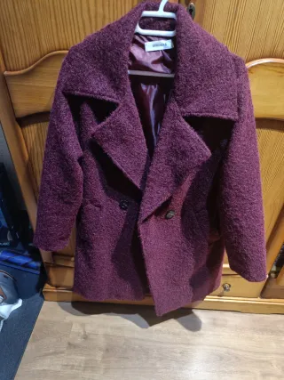 Abrigo granate suave talla S