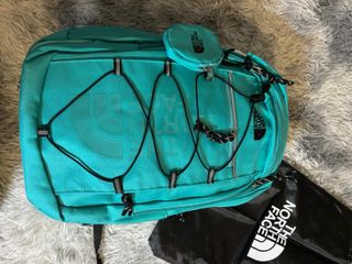Mochila The North Face Teal y Negra
