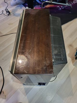 Televisor CRT Inter Vintage Marrón/Plata