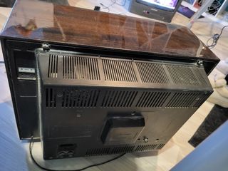 Televisor CRT Inter Vintage Marrón/Plata