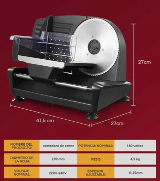 Cortafiambres eléctrico 200W