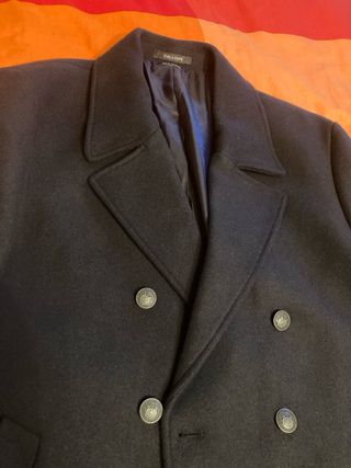 Cappotto doppio petto blu navy