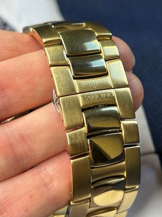 Reloj Candino C4382 Cronógrafo Dorado Azul