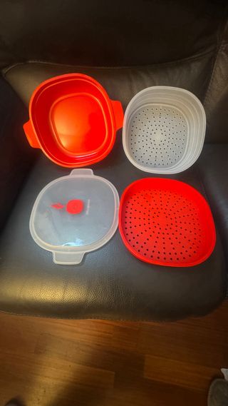 Vaporiera Microonde Snips TempoZero 4L Rossa