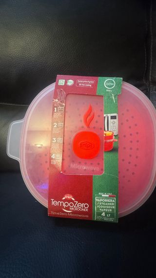 Vaporiera Microonde Snips TempoZero 4L Rossa