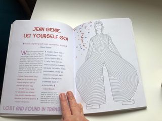 Libro colorear David Bowie