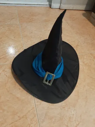 Disfraz Bruja Azul y Negro