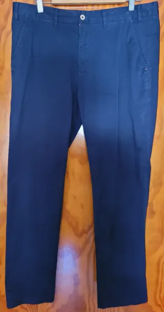 Pack 2 Pantalones Largos Rectos Chino Beige y Azul