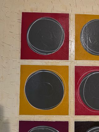 Pareja de lienzos pintados a mano – acrílico