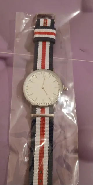 Orologio unisex a strisce tricolore