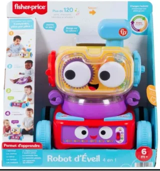 Robot Fisher-Price Robot d'Éveil 4 en 1 (Francés)