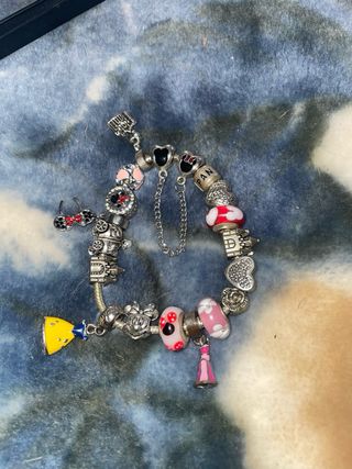 Pulsera de acero con Charms Disney