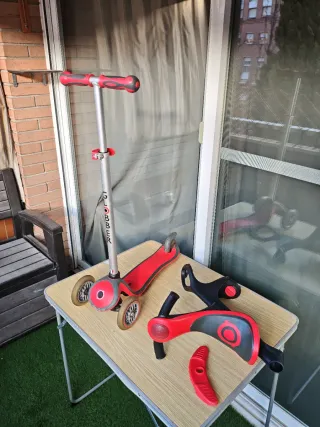 Patinete Globber Evo Comfort 3 en 1 Rojo