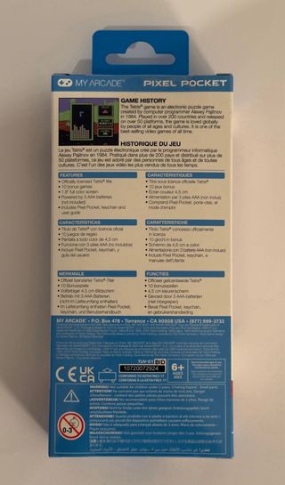 Consola portátil My Arcade Pixel Pocket Tetris