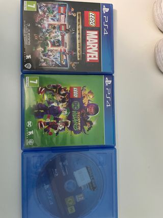 Pack Juegos PS4: LEGO Marvel, DC, Minecraft