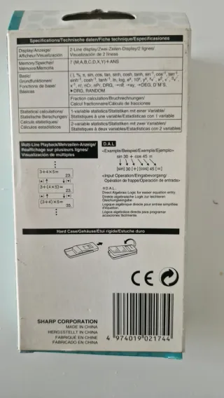 Calculadora Científica Sharp EL-531RH-GR