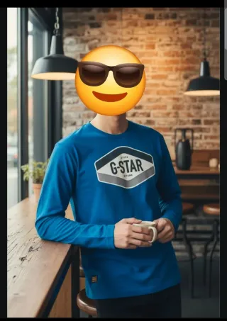 Camisola G-Star RAW Azul Tamanho XL