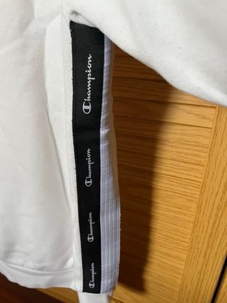 Sudadera Champion Blanca Talla XL niños