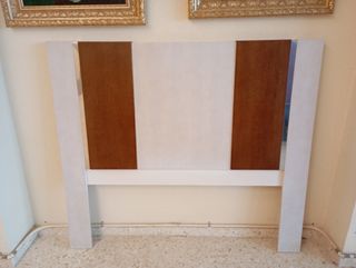 Cabecero Roble y Blanco 150 cm