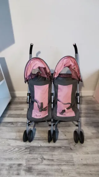 Carrito Doble Muñecos Juguete