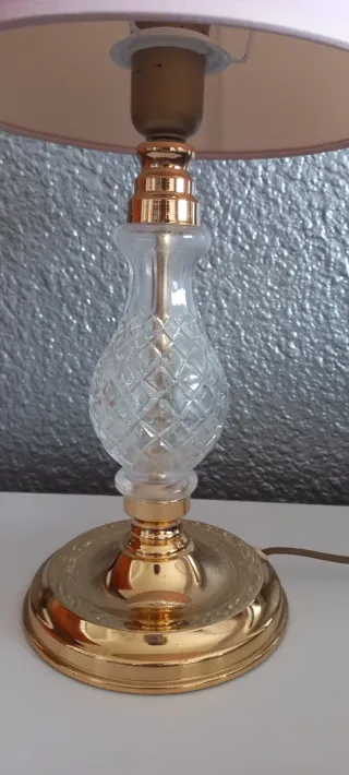 Lámpara de cristal 5 brazos