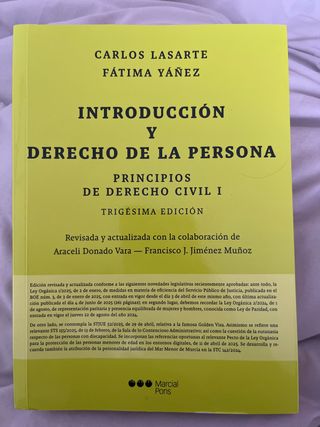 Principios de derecho civil Introducción y dere...