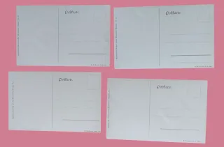 Set di 6 cartoline antiche sulla birra HB di Monaco e opuscolo sulle birre EL TURIA