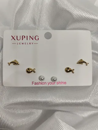 Set Pendientes XUPING Acero Inoxidable